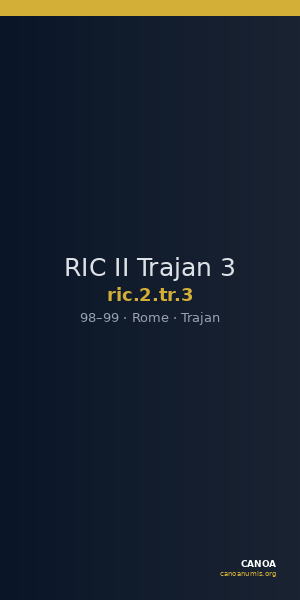 RIC II Trajan 3 — CANOA
