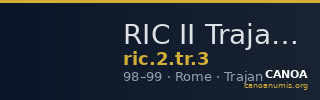 RIC II Trajan 3 — CANOA