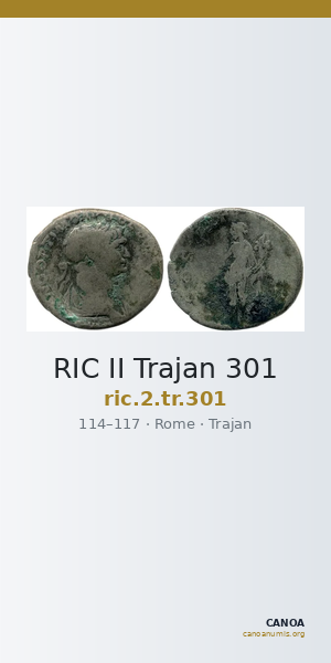 RIC II Trajan 301 — CANOA