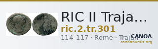 RIC II Trajan 301 — CANOA