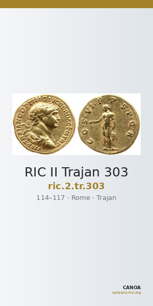 RIC II Trajan 303 — CANOA