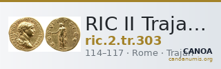RIC II Trajan 303 — CANOA
