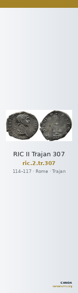 RIC II Trajan 307 — CANOA