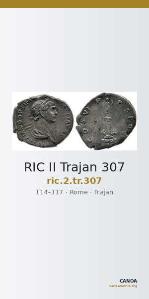 RIC II Trajan 307 — CANOA