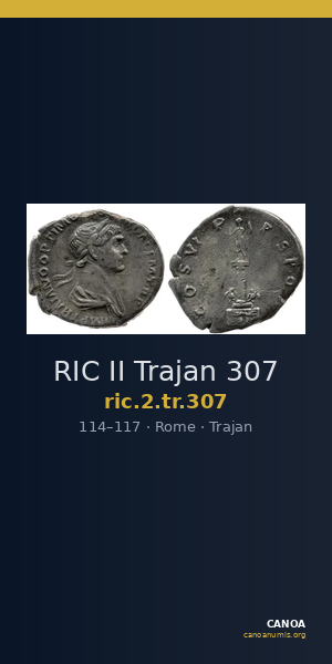 RIC II Trajan 307 — CANOA