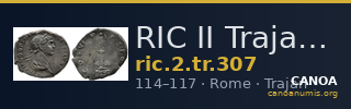 RIC II Trajan 307 — CANOA
