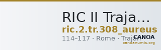 RIC II Trajan 308 (aureus) — CANOA