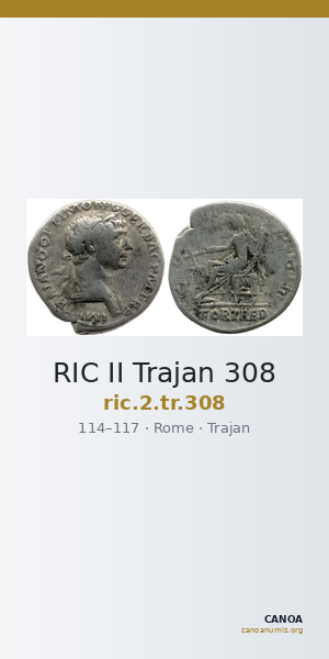 RIC II Trajan 308 — CANOA