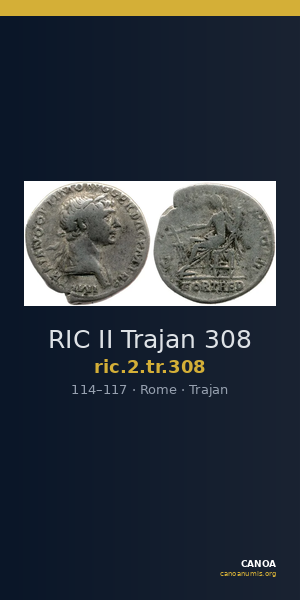 RIC II Trajan 308 — CANOA