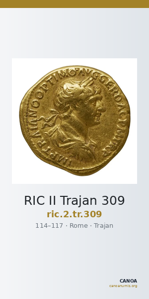 RIC II Trajan 309 — CANOA