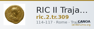 RIC II Trajan 309 — CANOA