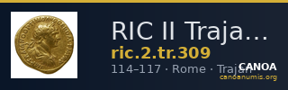 RIC II Trajan 309 — CANOA