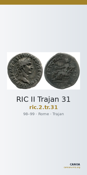 RIC II Trajan 31 — CANOA