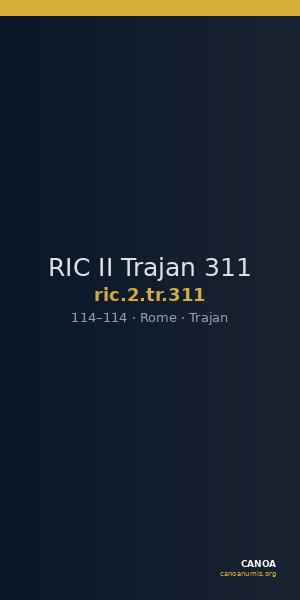 RIC II Trajan 311 — CANOA
