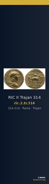 RIC II Trajan 314 — CANOA