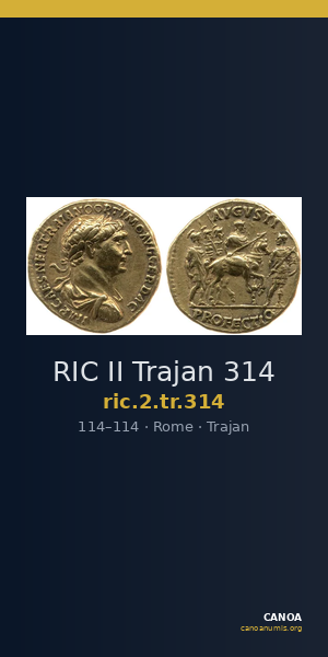 RIC II Trajan 314 — CANOA