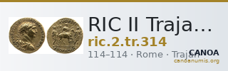 RIC II Trajan 314 — CANOA