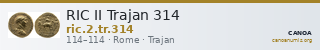 RIC II Trajan 314 — CANOA