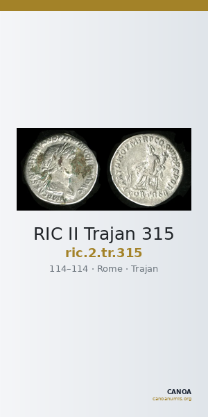 RIC II Trajan 315 — CANOA
