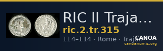 RIC II Trajan 315 — CANOA