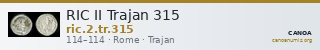 RIC II Trajan 315 — CANOA