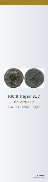 RIC II Trajan 317 — CANOA