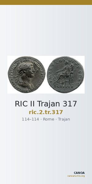 RIC II Trajan 317 — CANOA