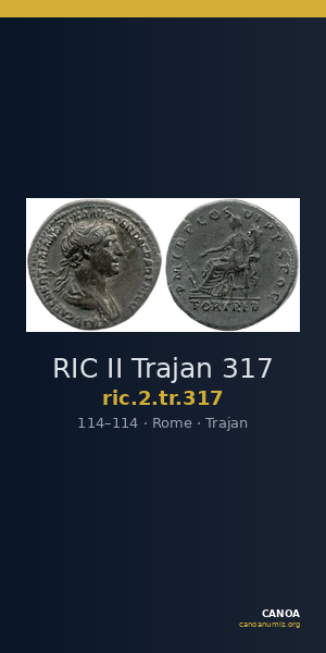 RIC II Trajan 317 — CANOA