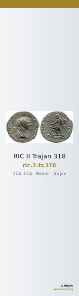 RIC II Trajan 318 — CANOA