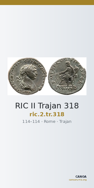 RIC II Trajan 318 — CANOA