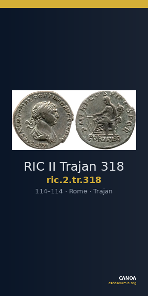 RIC II Trajan 318 — CANOA