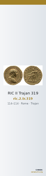 RIC II Trajan 319 — CANOA