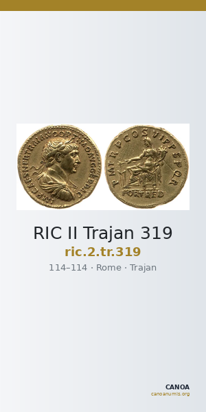 RIC II Trajan 319 — CANOA