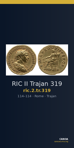 RIC II Trajan 319 — CANOA