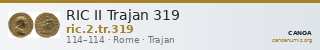 RIC II Trajan 319 — CANOA