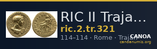 RIC II Trajan 321 — CANOA