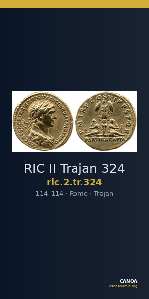 RIC II Trajan 324 — CANOA