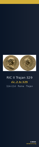 RIC II Trajan 329 — CANOA