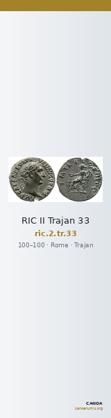 RIC II Trajan 33 — CANOA