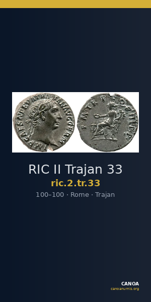 RIC II Trajan 33 — CANOA
