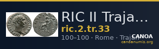 RIC II Trajan 33 — CANOA