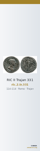 RIC II Trajan 331 — CANOA