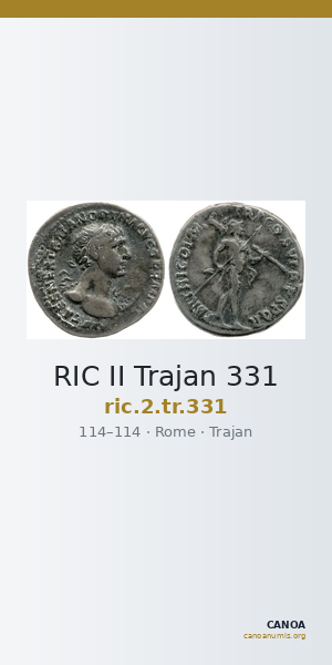 RIC II Trajan 331 — CANOA