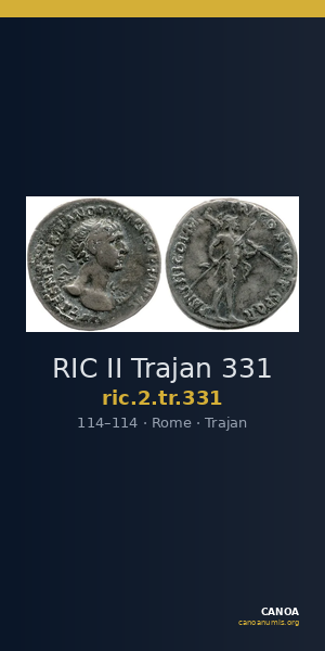 RIC II Trajan 331 — CANOA