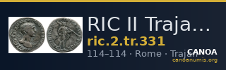 RIC II Trajan 331 — CANOA