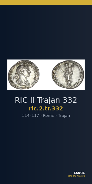 RIC II Trajan 332 — CANOA