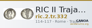 RIC II Trajan 332 — CANOA
