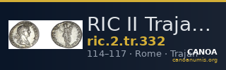 RIC II Trajan 332 — CANOA