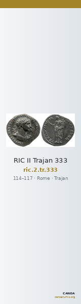 RIC II Trajan 333 — CANOA