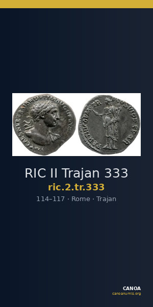 RIC II Trajan 333 — CANOA